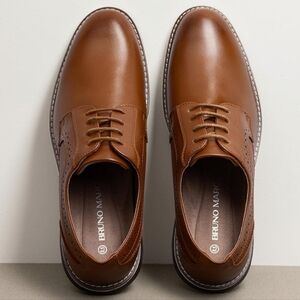 Bruno Marc Men's Plain Toe Oxford Shoes